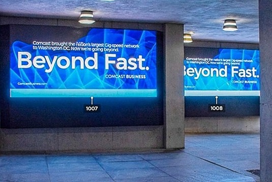 DC Metro station screens